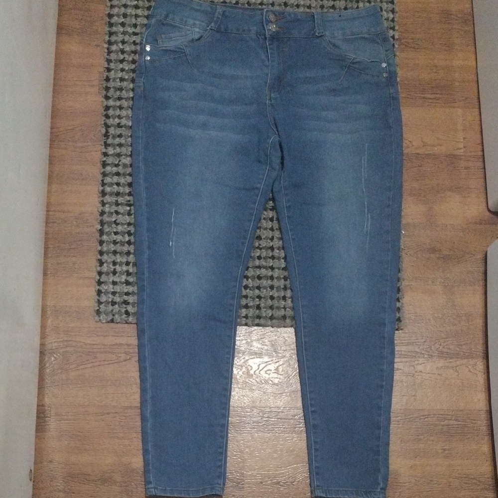 Stylish Blue Ankle-Length Women's Jeans